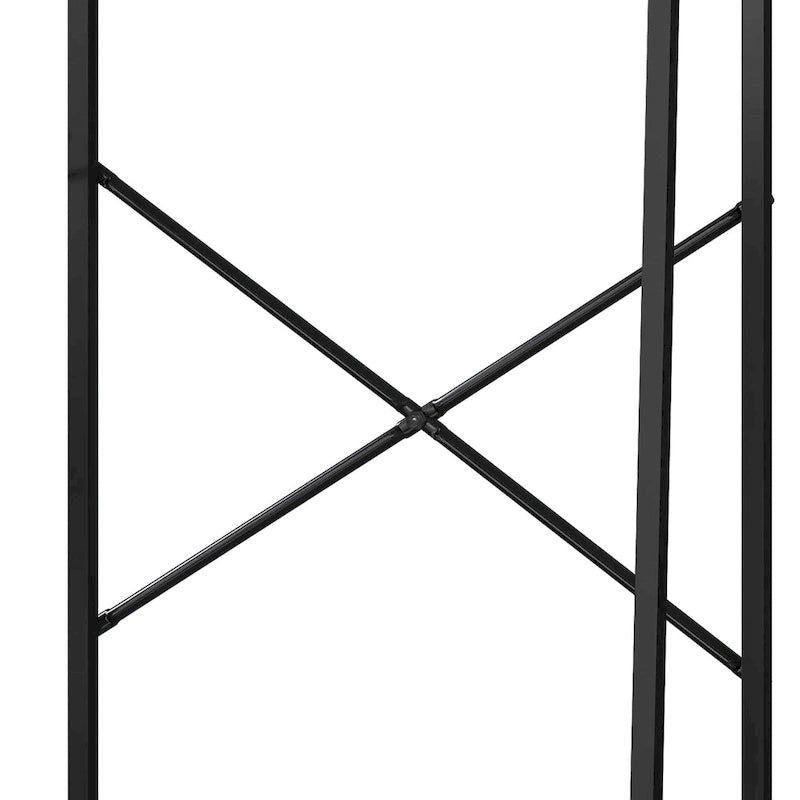 Meuble de rangement WC Moasis 67 sur pied, étagère WC haute avec base métallique