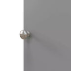 Meuble de rangement WC HOMCOM, Meuble d'angle de salle de bain avec portes et étagères, Organisateur de rangement fin pour papier toilette et shampoing