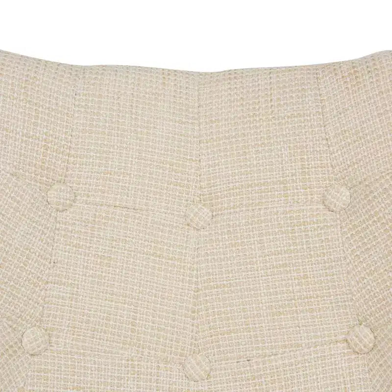 Fauteuil à bascule de pépinière LeisureMod Willow en tissu sergé/revêtement velours - Base en bois de frêne Eiffel, confort accru, parfait pour les chambres d'enfants
