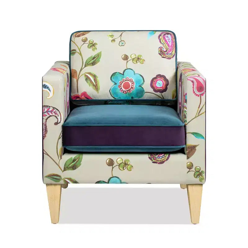Fauteuil d'appoint patchwork Mamba 28 Jennifer Taylor Home