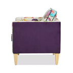 Fauteuil d'appoint patchwork Mamba 28 Jennifer Taylor Home