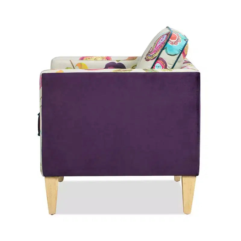 Fauteuil d'appoint patchwork Mamba 28 Jennifer Taylor Home