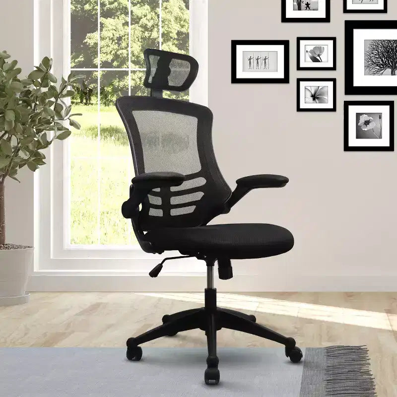 Chaise de bureau - Techni Mobili : Dossier, réglable, pivotant