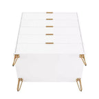 Ensemble de commodes Manhattan Comfort Dumbo 2 pièces moderne avec 5 tiroirs et 3 tiroirs