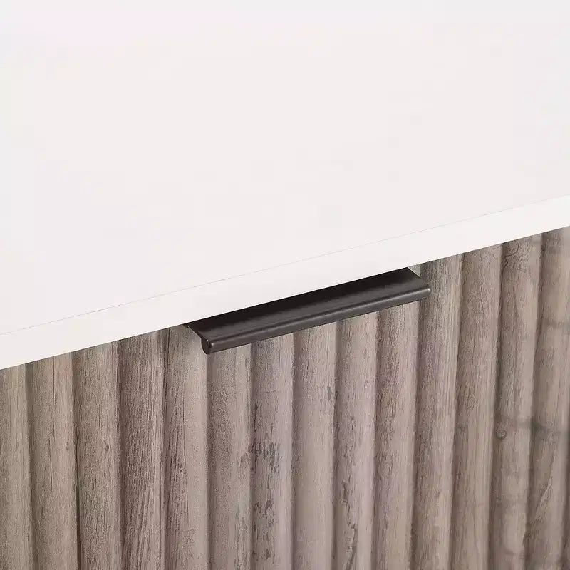Ensemble de commodes Manhattan Comfort Dumbo 2 pièces moderne avec 5 tiroirs et 3 tiroirs