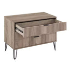 Ensemble de commodes Manhattan Comfort Dumbo 2 pièces moderne avec 5 tiroirs et 3 tiroirs