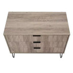 Ensemble de commodes Manhattan Comfort Dumbo 2 pièces moderne avec 5 tiroirs et 3 tiroirs