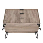 Ensemble de commodes Manhattan Comfort Dumbo 2 pièces moderne avec 5 tiroirs et 3 tiroirs