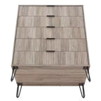 Ensemble de commodes Manhattan Comfort Dumbo 2 pièces moderne avec 5 tiroirs et 3 tiroirs