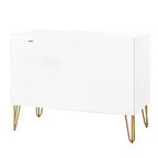 Ensemble de commodes Manhattan Comfort Dumbo 2 pièces moderne avec 5 tiroirs et 3 tiroirs