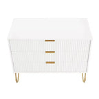 Ensemble de commodes Manhattan Comfort Dumbo 2 pièces moderne avec 5 tiroirs et 3 tiroirs