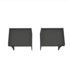 Manhattan Comfort Lot de 2 tables de chevet Coney à 2 tiroirs