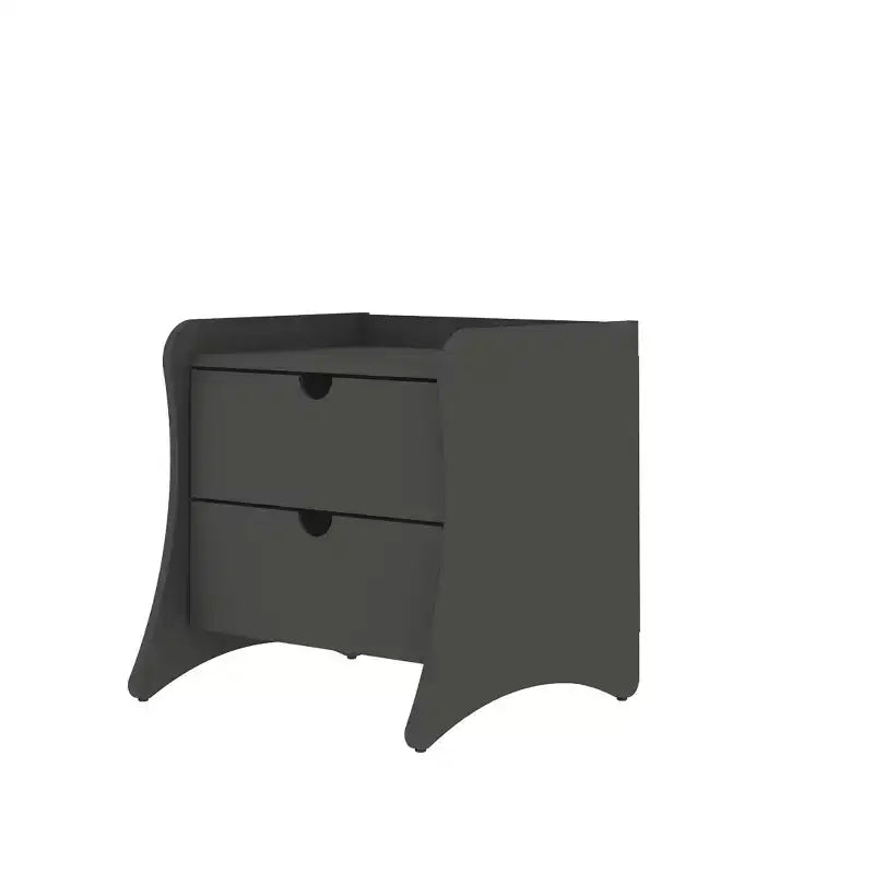 Manhattan Comfort Lot de 2 tables de chevet Coney à 2 tiroirs