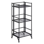 32,5 Rayonnages métalliques pliants à 3 niveaux pour rangement supplémentaire – Breighton Home