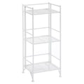 32,5 Rayonnages métalliques pliants à 3 niveaux pour rangement supplémentaire – Breighton Home