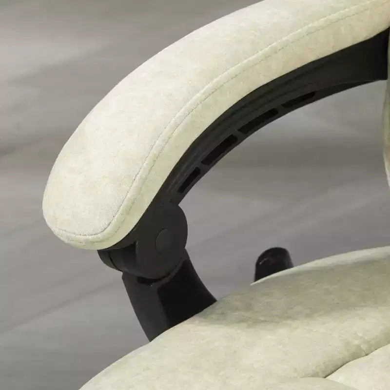 Fauteuil de bureau de direction de massage Vinsetto, chaise d'ordinateur chauffante avec hauteur réglable et repose-pieds
