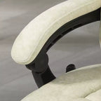 Fauteuil de bureau de direction de massage Vinsetto, chaise d'ordinateur chauffante avec hauteur réglable et repose-pieds