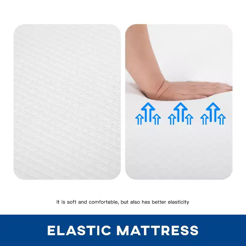 Matelas en mousse à mémoire de forme FDW 6 pouces avec gel pour un sommeil frais et un soulagement de la pression/Matelas semi-fermes certifiés CertiPUR-US/Matelas livré dans une boîte
