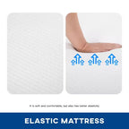 Matelas en mousse à mémoire de forme FDW 6 pouces avec gel pour un sommeil frais et un soulagement de la pression/Matelas semi-fermes certifiés CertiPUR-US/Matelas livré dans une boîte