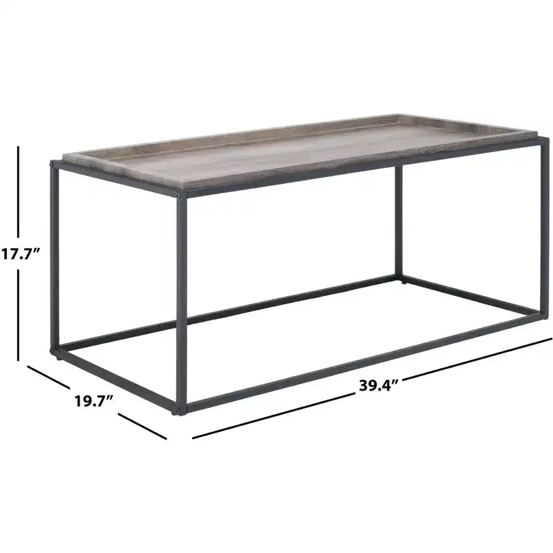 Table basse Andey - COF2001A - Brun/Noir - Safavieh