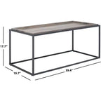 Table basse Andey - COF2001A - Brun/Noir - Safavieh