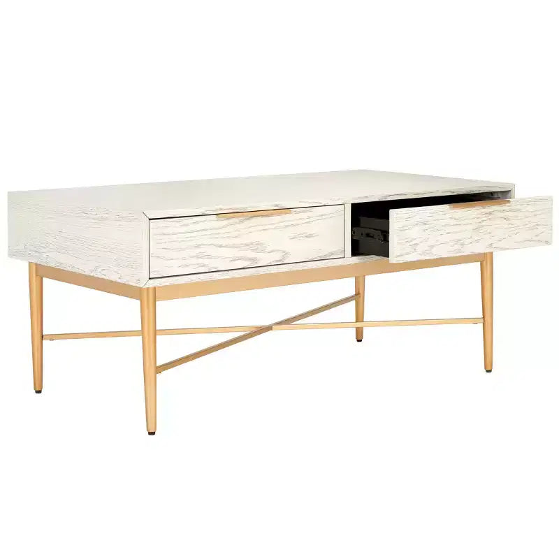 Table basse à 2 tiroirs Pierre - Safavieh