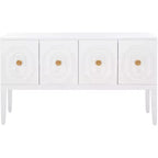 Riya 3 Door 2 Shelf Sideboard - MED5005 - White - Safavieh