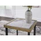 Table d'appoint Montia Signature Design by Ashley, marron/noir