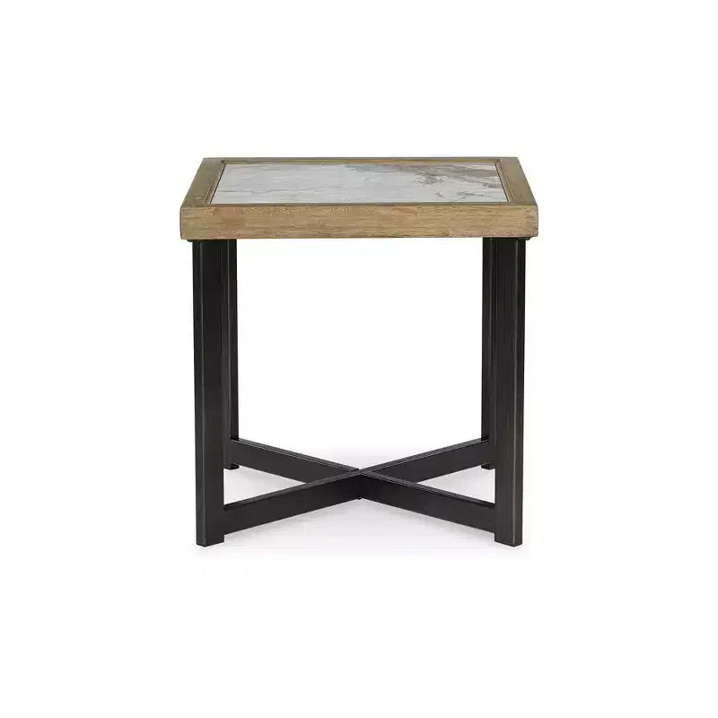Table d'appoint Montia Signature Design by Ashley, marron/noir