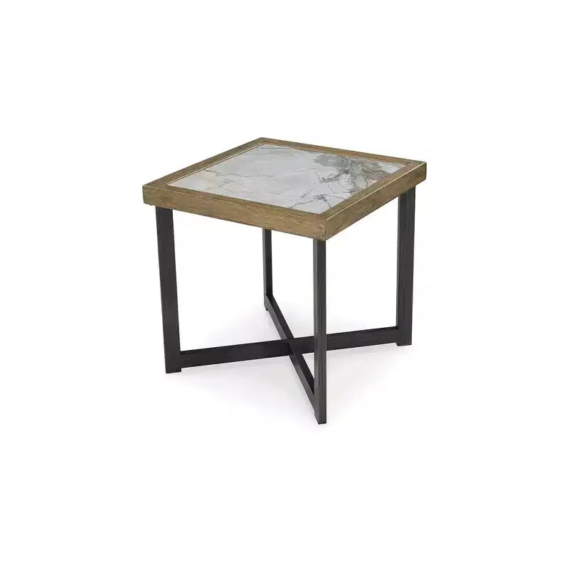 Table d'appoint Montia Signature Design by Ashley, marron/noir