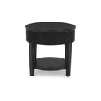 Signature Design by Ashley Table d'appoint 1 tiroir Marstream, Noir