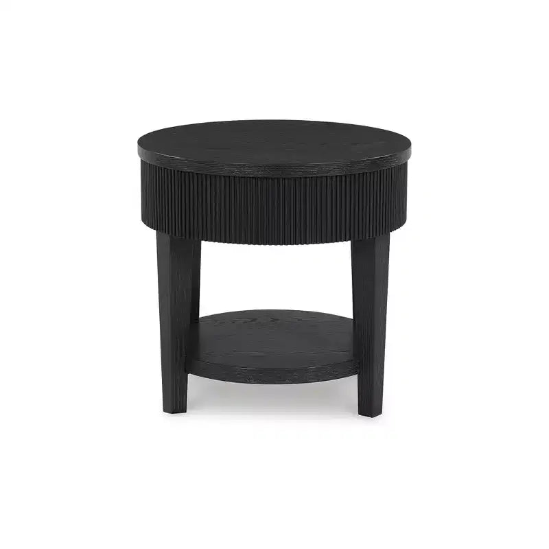 Signature Design by Ashley Table d'appoint 1 tiroir Marstream, Noir