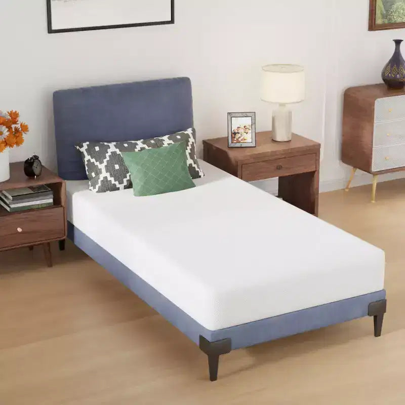 FDW Base Foam Mattress 8 Inch Mattress, CertiPUR-US Certified,Breathable Bed Mattress for Cooler Sleep Supportive,Removable Soft Cover,White