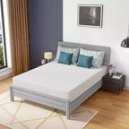 Matelas en mousse à mémoire de forme de 10 pouces FDW, certifié CertiPUR-US pour un sommeil plus frais, offrant soutien et soulagement de la pression, blanc