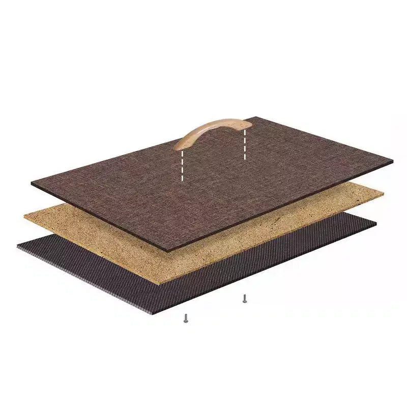 Crestlive Products Commode à 9 tiroirs pour chambre à coucher, tour de rangement verticale avec cadre en acier robuste, plateau en bois, tiroirs en tissu faciles à tirer, poignées en bois.