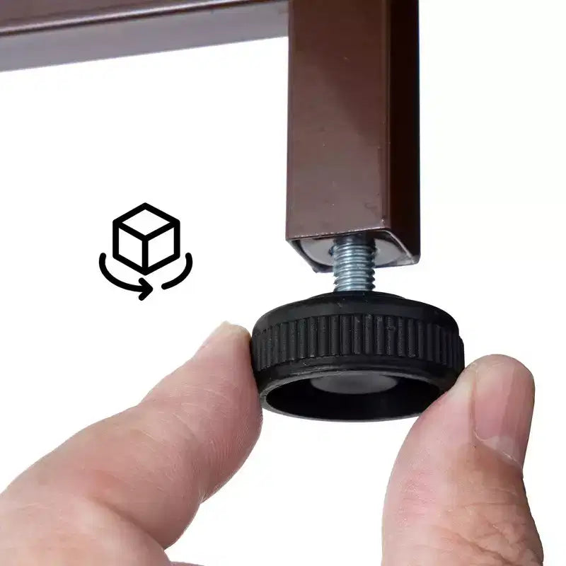 Crestlive Products Commode à 9 tiroirs pour chambre à coucher, tour de rangement verticale avec cadre en acier robuste, plateau en bois, tiroirs en tissu faciles à tirer, poignées en bois.