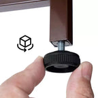 Crestlive Products Commode à 9 tiroirs pour chambre à coucher, tour de rangement verticale avec cadre en acier robuste, plateau en bois, tiroirs en tissu faciles à tirer, poignées en bois.