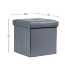 Banc de rangement pliant VECELO, banc à chaussures et repose-pieds polyvalent, banc de chambre avec rangement, supporte jusqu'à 300 kg