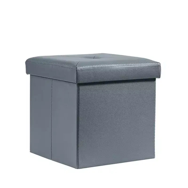 Banc de rangement pliant VECELO, banc à chaussures et repose-pieds polyvalent, banc de chambre avec rangement, supporte jusqu'à 300 kg