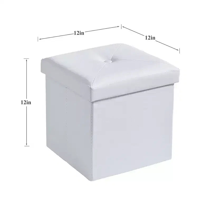 Banc de rangement pliant VECELO, banc à chaussures et repose-pieds polyvalent, banc de chambre avec rangement, supporte jusqu'à 300 kg