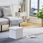 Banc de rangement pliant VECELO, banc à chaussures et repose-pieds polyvalent, banc de chambre avec rangement, supporte jusqu'à 300 kg