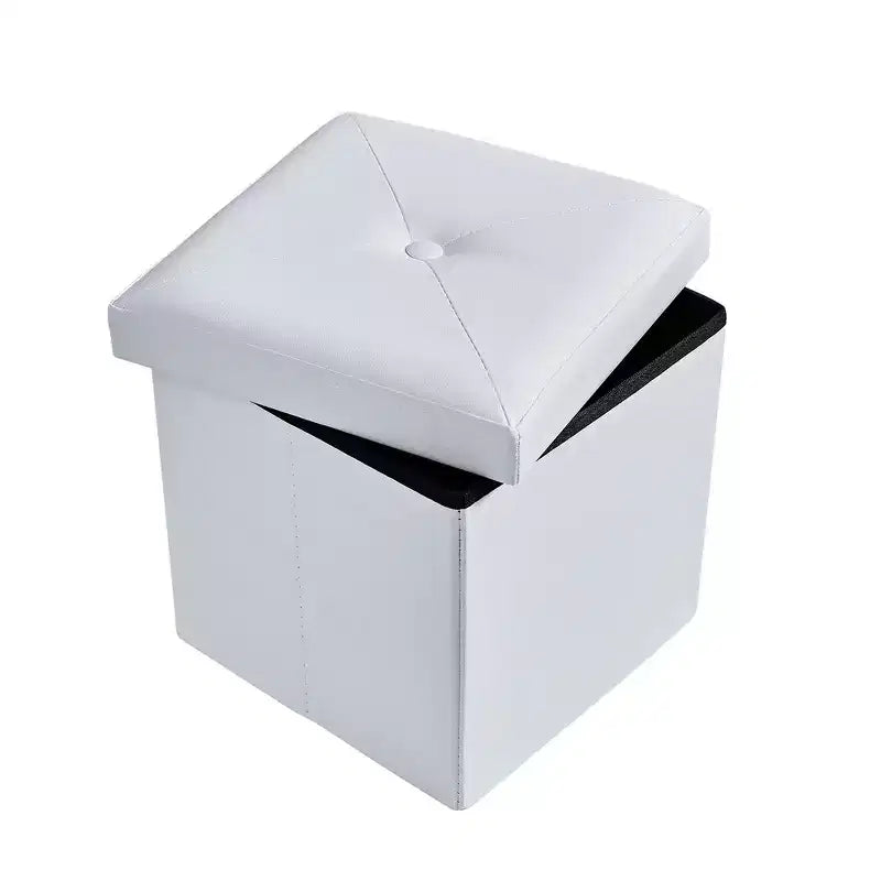 Banc de rangement pliant VECELO, banc à chaussures et repose-pieds polyvalent, banc de chambre avec rangement, supporte jusqu'à 300 kg