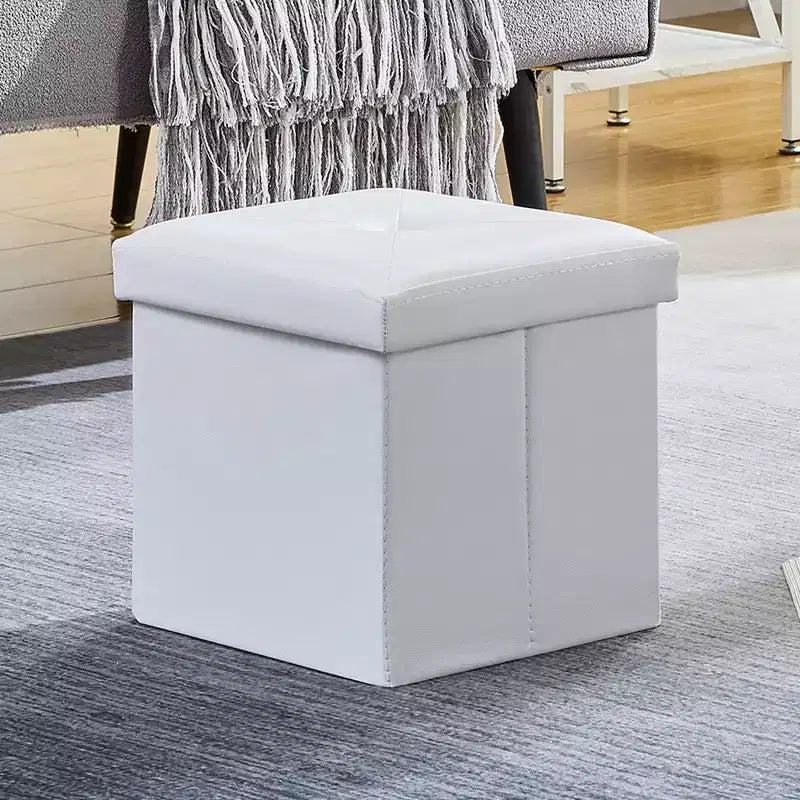 Banc de rangement pliant VECELO, banc à chaussures et repose-pieds polyvalent, banc de chambre avec rangement, supporte jusqu'à 300 kg