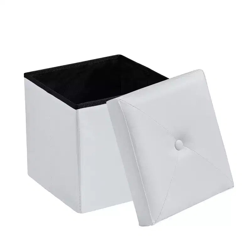 Banc de rangement pliant VECELO, banc à chaussures et repose-pieds polyvalent, banc de chambre avec rangement, supporte jusqu'à 300 kg