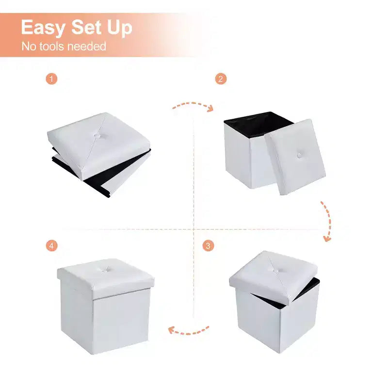 Banc de rangement pliant VECELO, banc à chaussures et repose-pieds polyvalent, banc de chambre avec rangement, supporte jusqu'à 300 kg