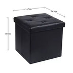 Banc de rangement pliant VECELO, banc à chaussures et repose-pieds polyvalent, banc de chambre avec rangement, supporte jusqu'à 300 kg