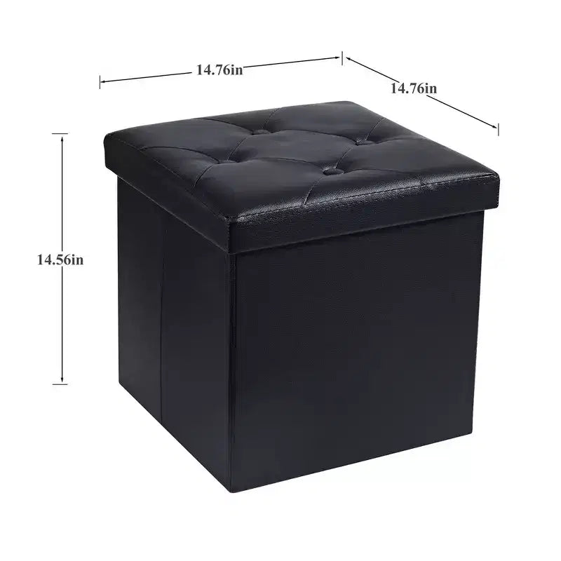 Banc de rangement pliant VECELO, banc à chaussures et repose-pieds polyvalent, banc de chambre avec rangement, supporte jusqu'à 300 kg