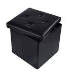 Banc de rangement pliant VECELO, banc à chaussures et repose-pieds polyvalent, banc de chambre avec rangement, supporte jusqu'à 300 kg