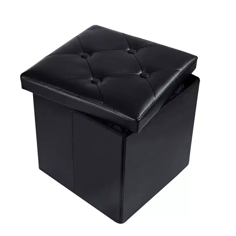 Banc de rangement pliant VECELO, banc à chaussures et repose-pieds polyvalent, banc de chambre avec rangement, supporte jusqu'à 300 kg