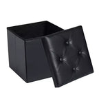 Banc de rangement pliant VECELO, banc à chaussures et repose-pieds polyvalent, banc de chambre avec rangement, supporte jusqu'à 300 kg